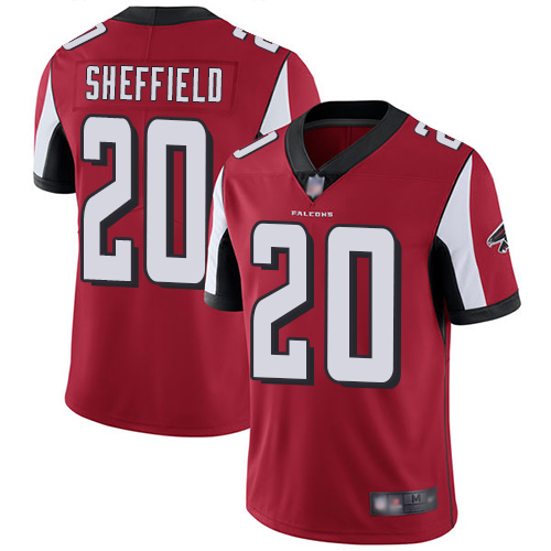 Atlanta Falcons Limited Red Men Kendall Sheffield Home Jersey NFL Football 20 Vapor Untouchable